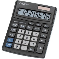 Калькулятор настольный компактный Citizen BusinessLine CMB801-BK 8-разрядный черный